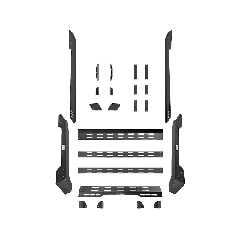 How does a modified roof rack frame improve vehicle practicality and travel convenience?